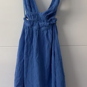 Pull&Bear Women's Blue Dress